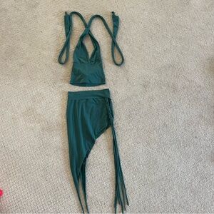 Elven Forest set in algae color